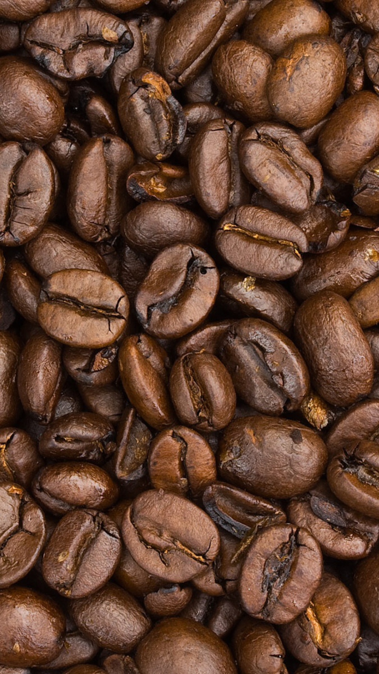 Fondo de pantalla Roasted Coffee Beans 750x1334