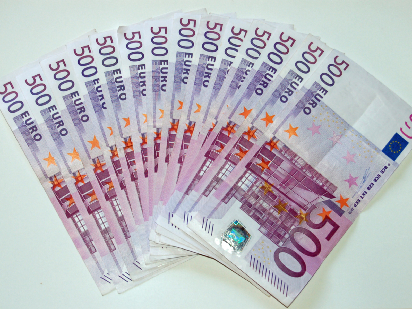 Fondo de pantalla 500 Euro Cash 1600x1200