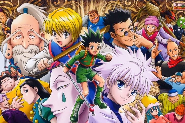 Hunter x Hunter with Gon Freecss, Killua Zoldyck, Kurapika wallpaper