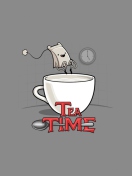 Fondo de pantalla Tea Time 132x176