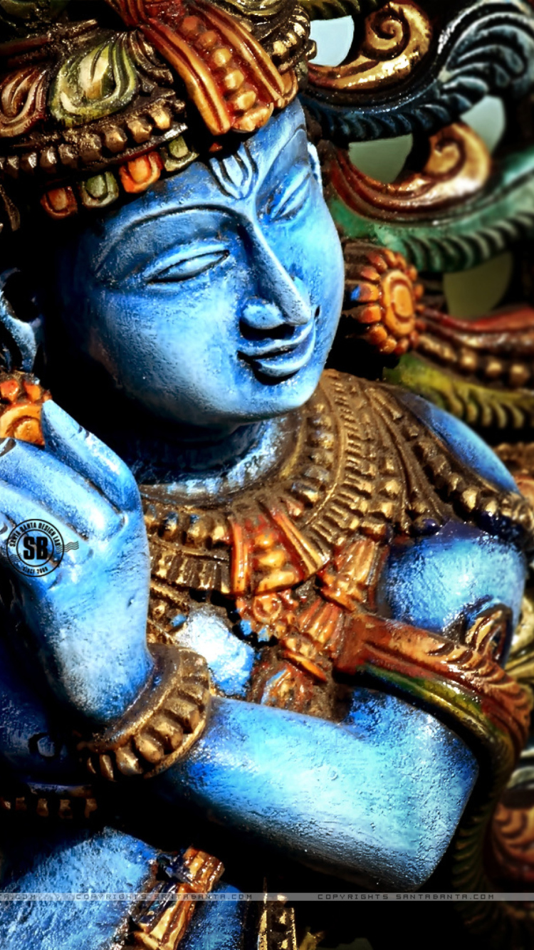 Lord Krishna wallpaper 750x1334