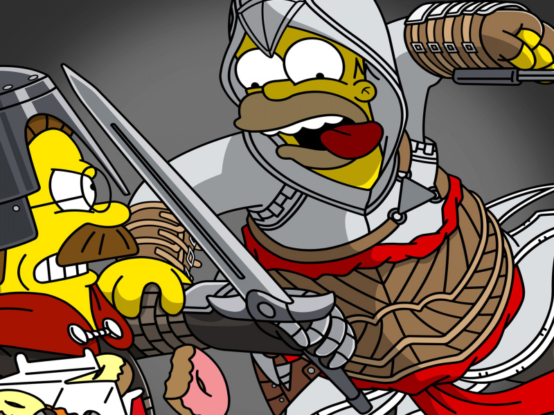 Sfondi The Simpsons, Homer Simpson 800x600