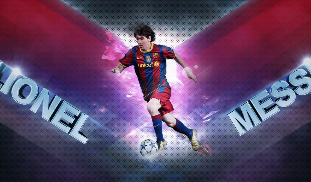 Das Lionel Messi Wallpaper 1024x600