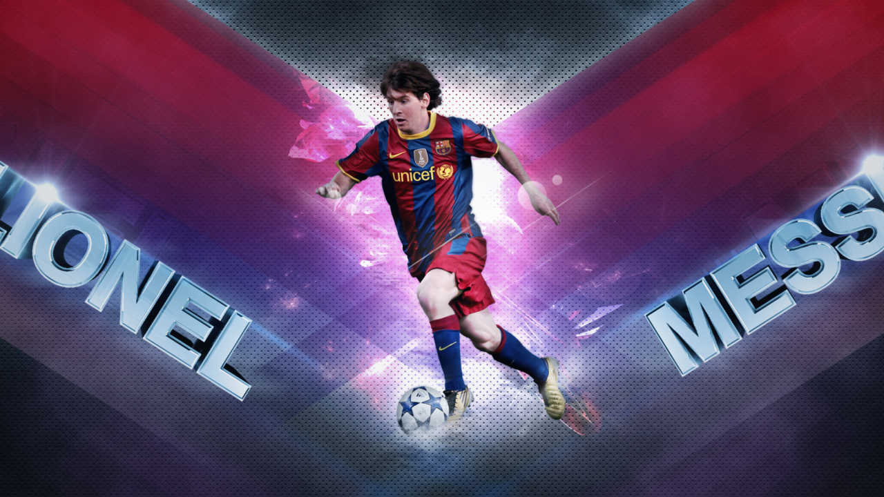 Fondo de pantalla Lionel Messi 1280x720