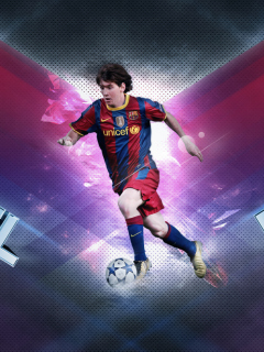 Fondo de pantalla Lionel Messi 240x320
