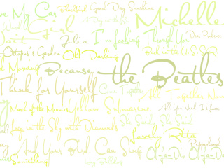 Das The Beatles Album Wallpaper 320x240