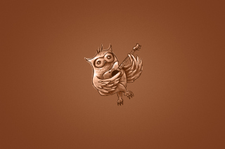 Funny Owl Playing Guitar Illustration sfondi gratuiti per cellulari Android, iPhone, iPad e desktop