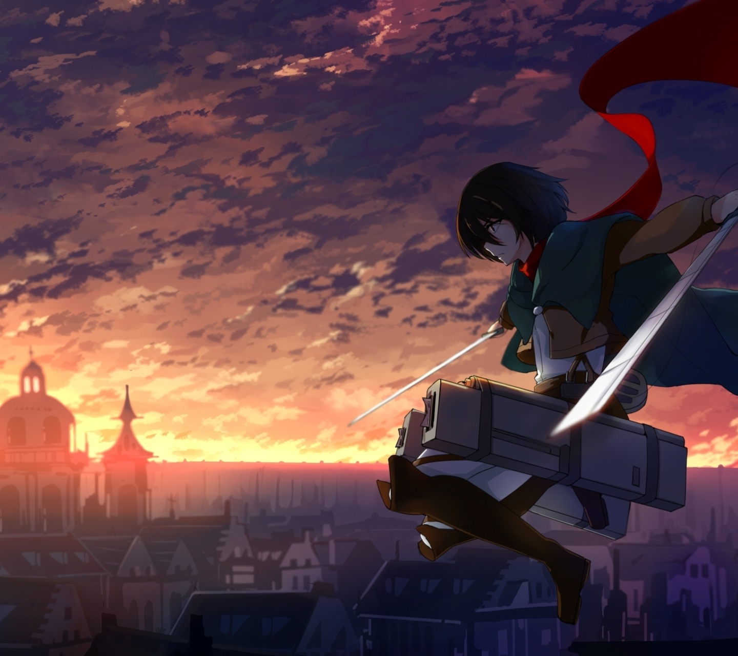 Sfondi Mikasa Ackerman Attack on Titan 1440x1280