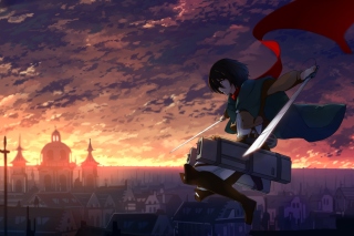 Free Mikasa Ackerman Attack on Titan Picture for Android, iPhone and iPad