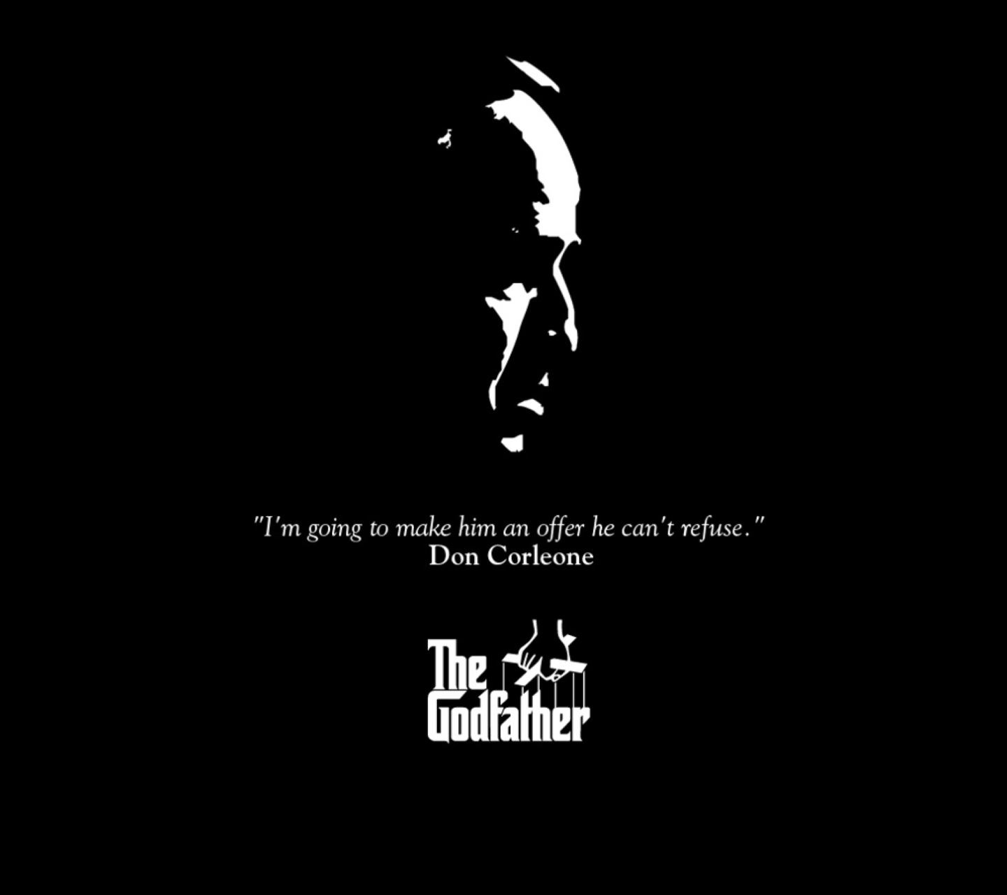 Das The GodFather Film Wallpaper 1440x1280