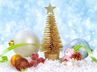 Fondo de pantalla Christmas gifts 320x240