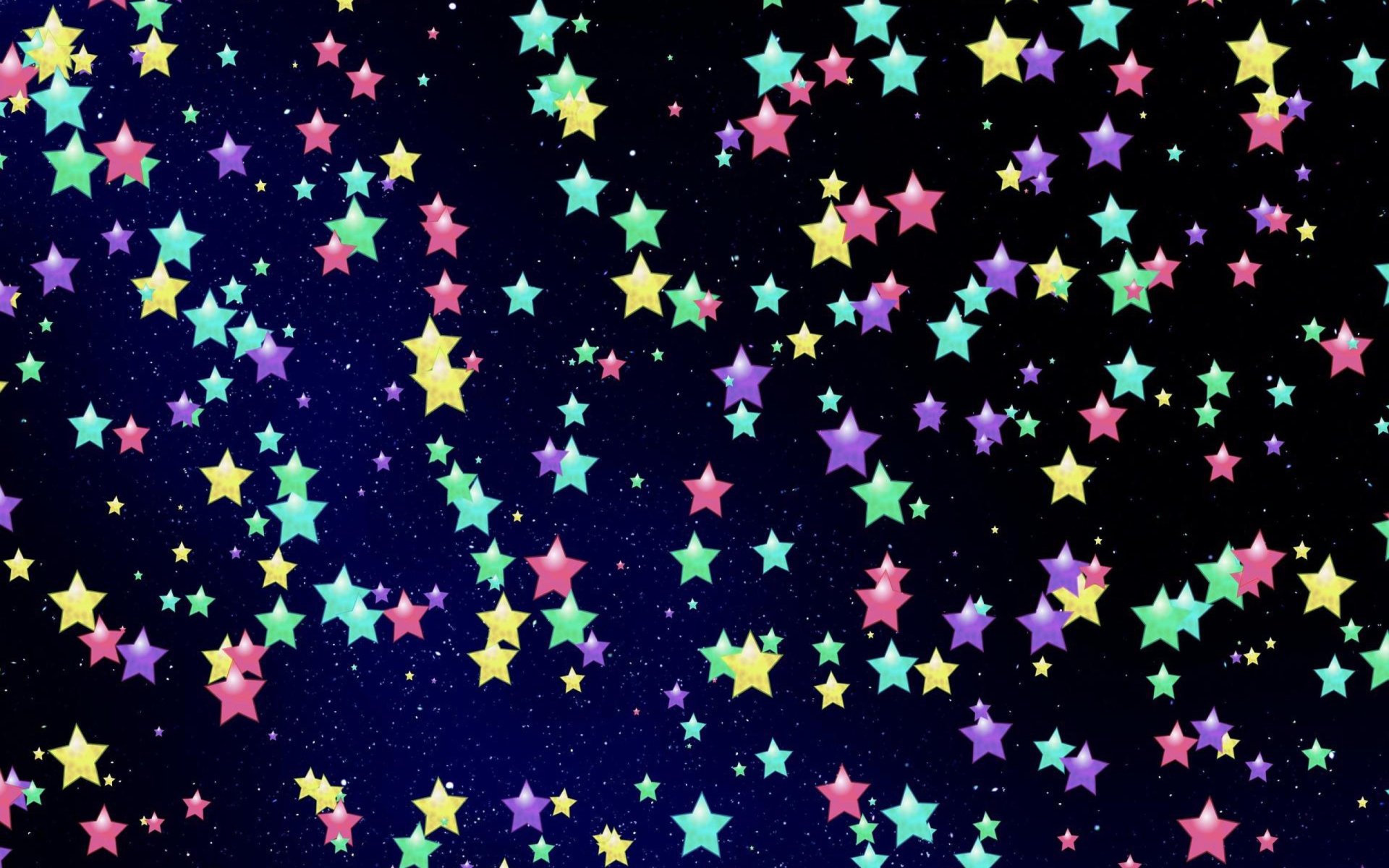 Fondo de pantalla Colorful Stars 1920x1200