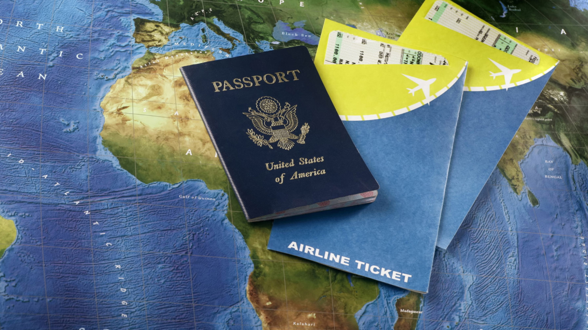 Fondo de pantalla World Travel Tourism - Passport Visa 1920x1080
