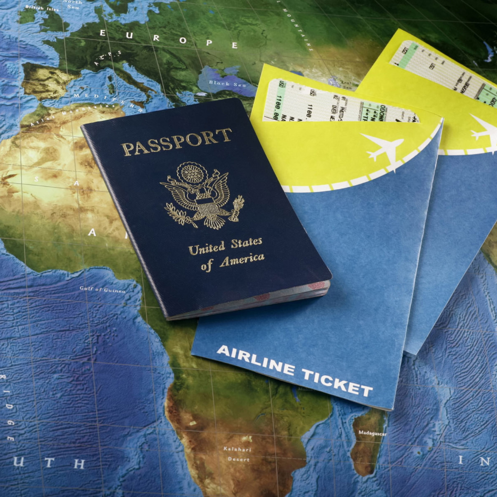 Das World Travel Tourism - Passport Visa Wallpaper 2048x2048