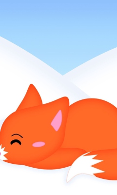 Обои Firefox Logo 240x400