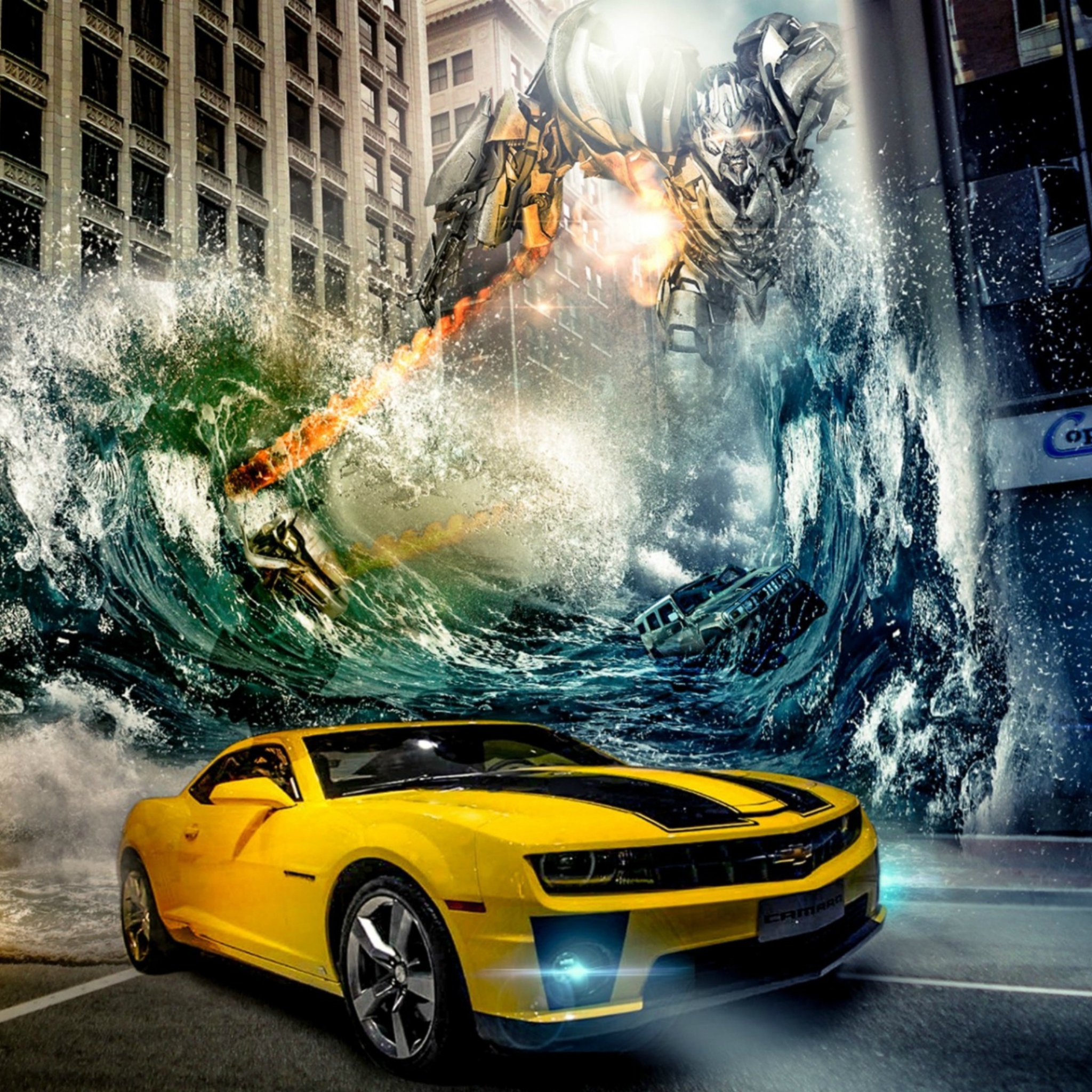 Fondo de pantalla Bumblebee 2048x2048