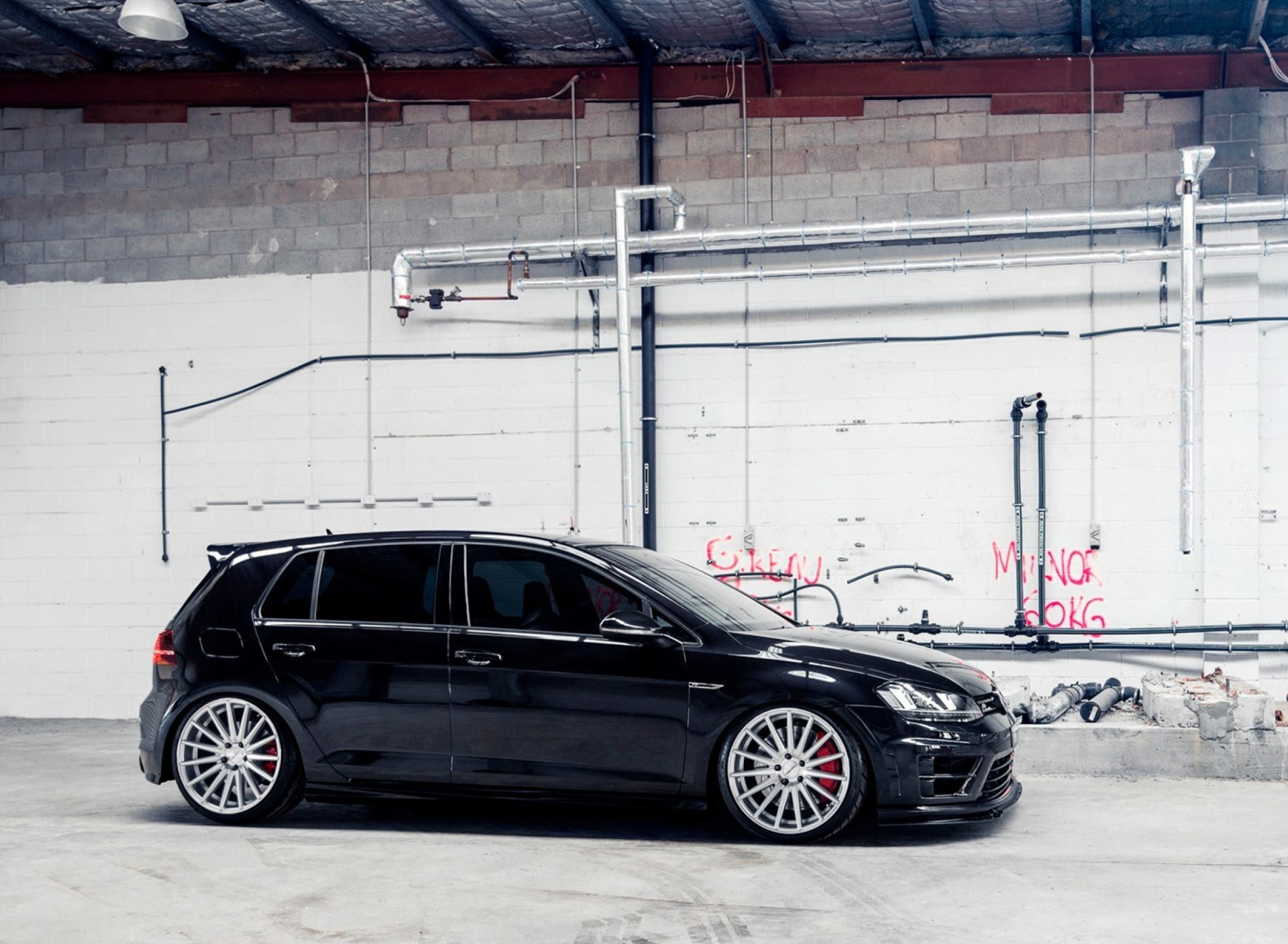 Sfondi Volkswagen Golf R 2 0T Vossen Wheels 1920x1408