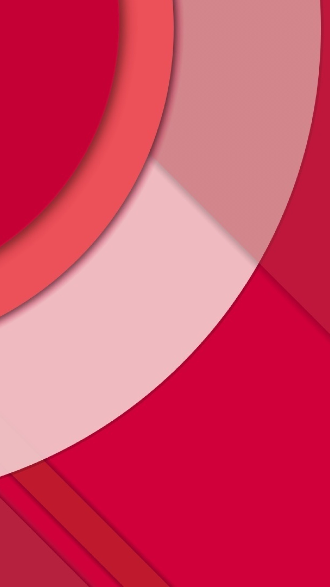 Обои Vector 3d Pink Curved Paper 1080x1920