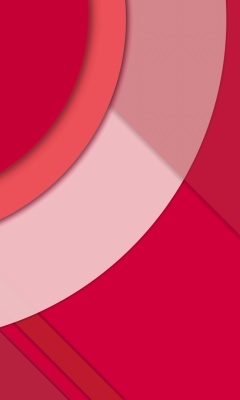 Обои Vector 3d Pink Curved Paper 240x400