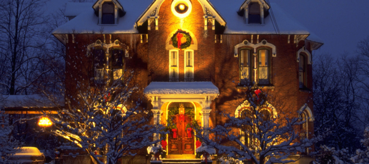 Das Home Christmas Decoration Wallpaper 720x320