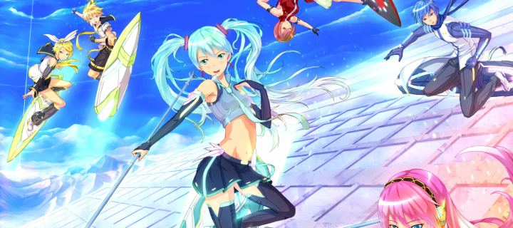 Hatsune Miku Vocaloid screenshot #1 720x320