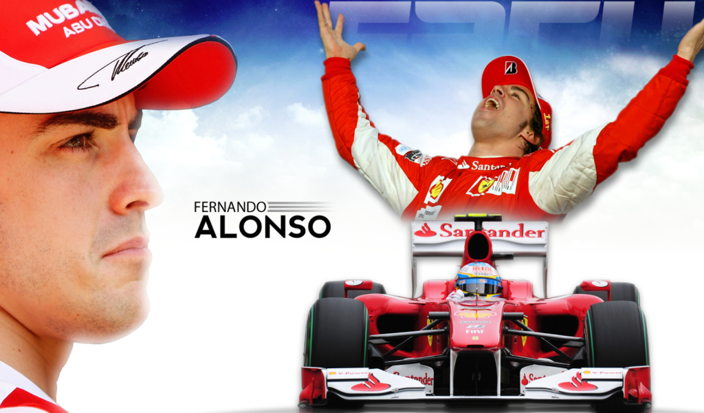 Обои Fernando Alonso 1024x600