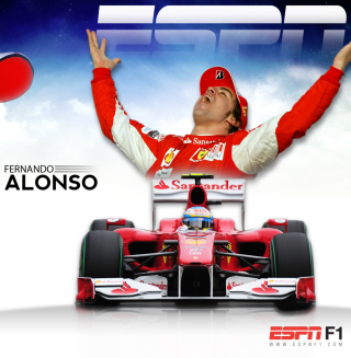 Fernando Alonso - Obrázkek zdarma pro iPad Air