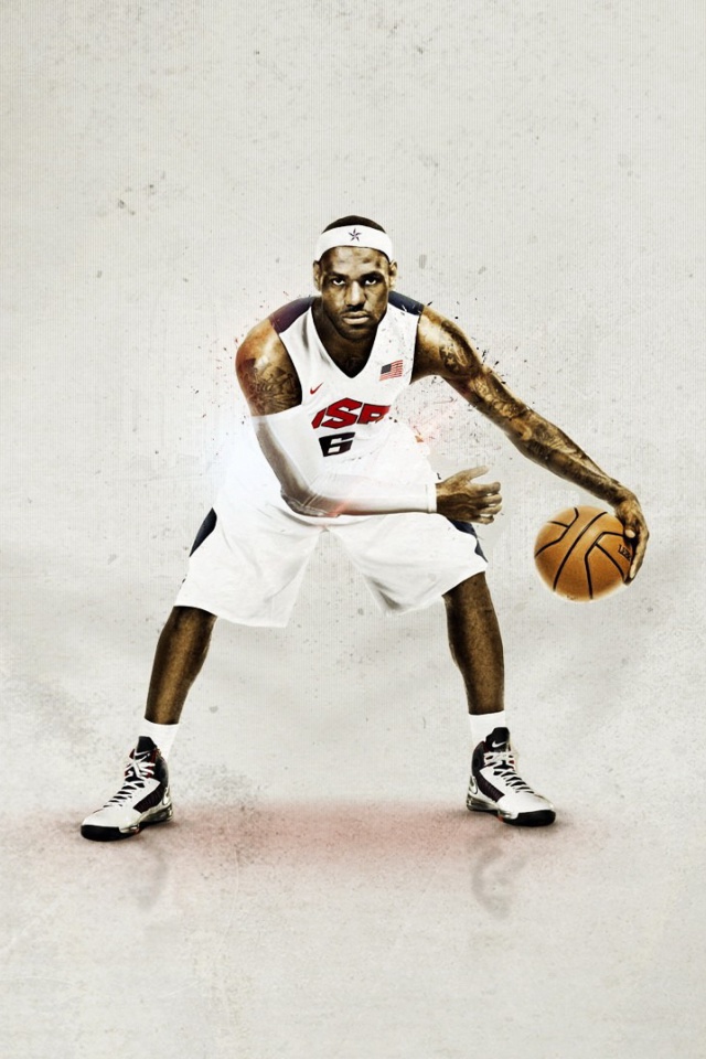 Обои Nike USA Basketball 640x960