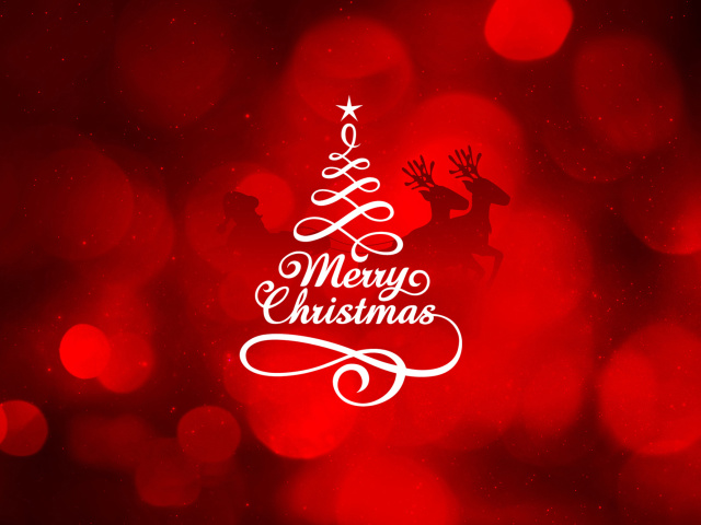 Das HD Merry Christmas Wallpaper 640x480