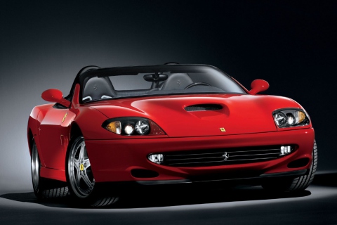 Fondo de pantalla Ferrari F50 550 Maranello 480x320