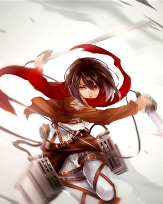 Attack on Titan, Mikasa Ackerman - Obrázkek zdarma pro Nokia X6