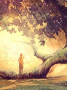 Screenshot №1 pro téma Girl And Fantasy Tree 132x176