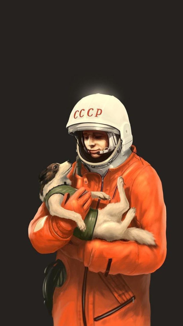 Yuri Gagarin wallpaper 640x1136