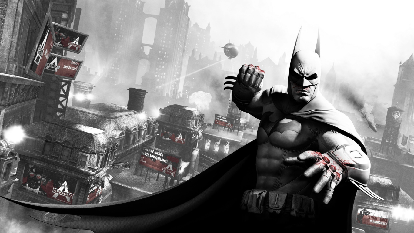 Screenshot №1 pro téma Arkham City Batman 1366x768