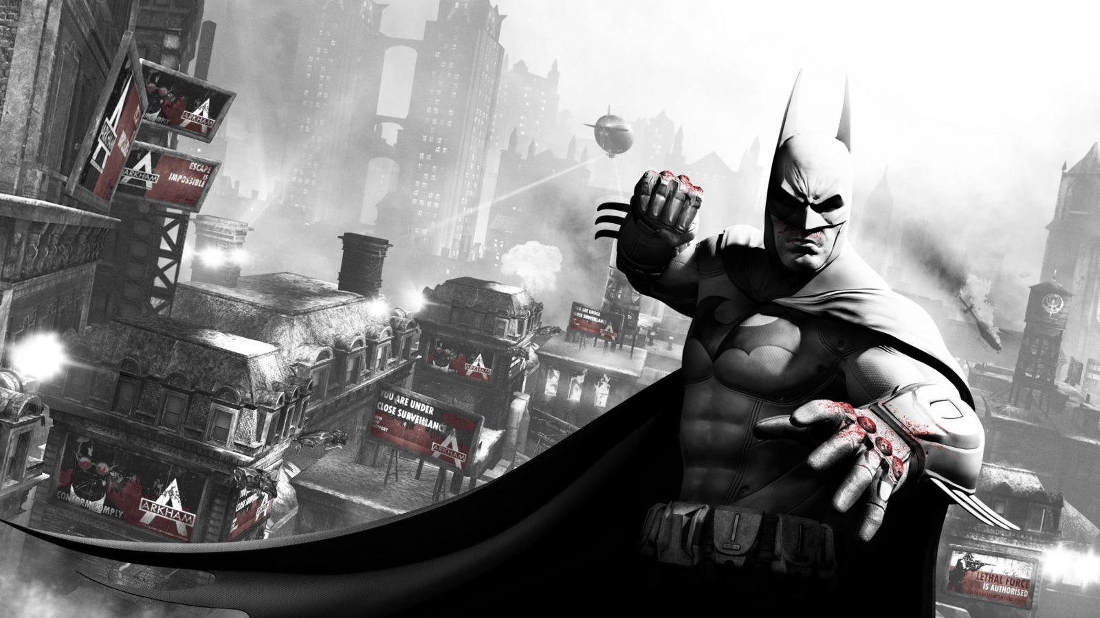 Обои Arkham City Batman 1600x900