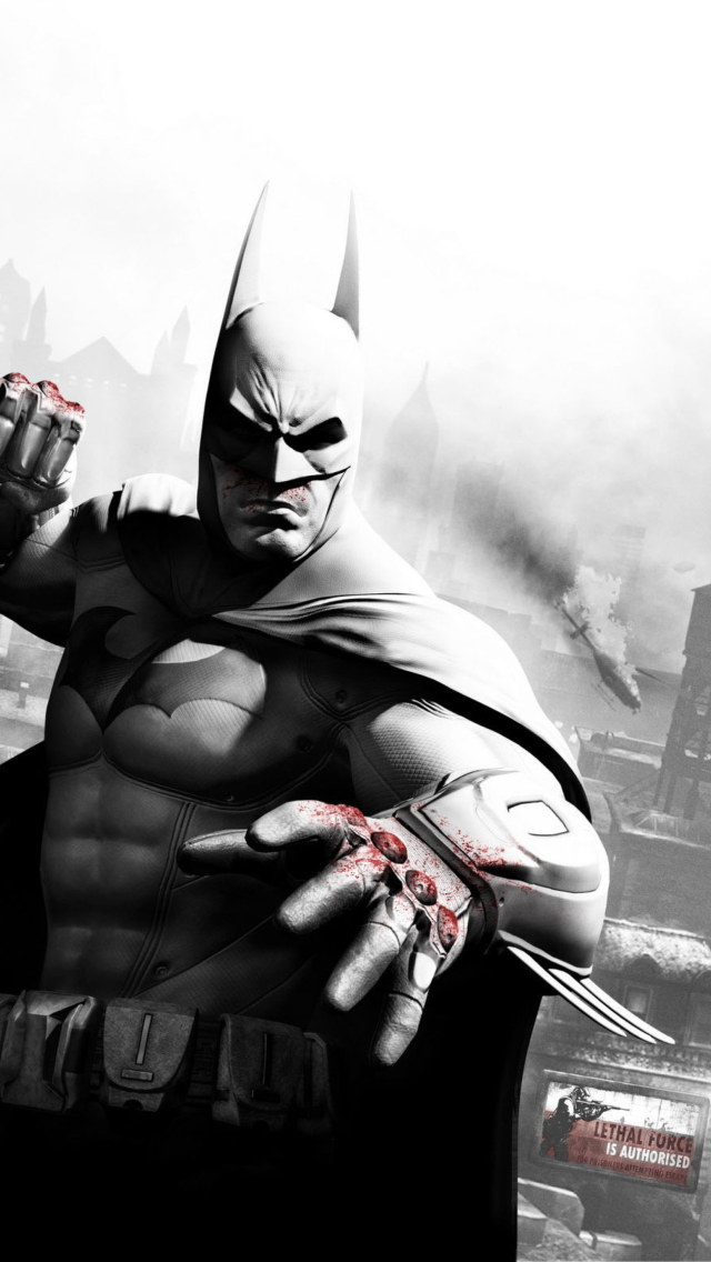 Screenshot №1 pro téma Arkham City Batman 640x1136