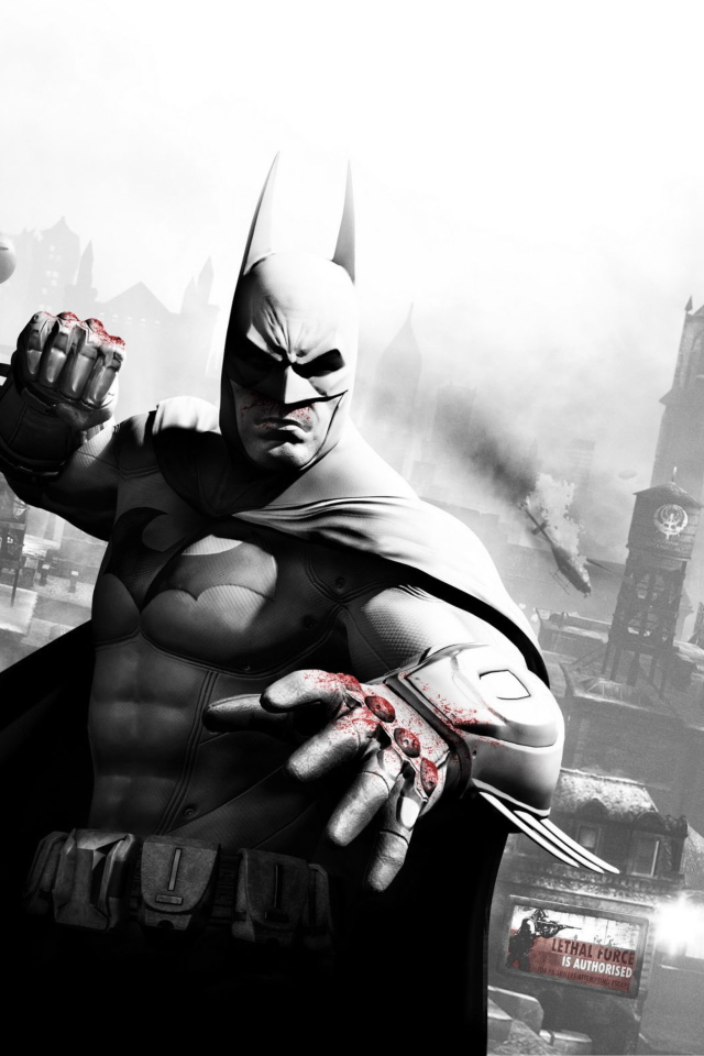 Sfondi Arkham City Batman 640x960