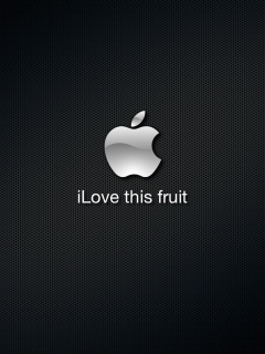 Das I Love This Fruit Wallpaper 240x320