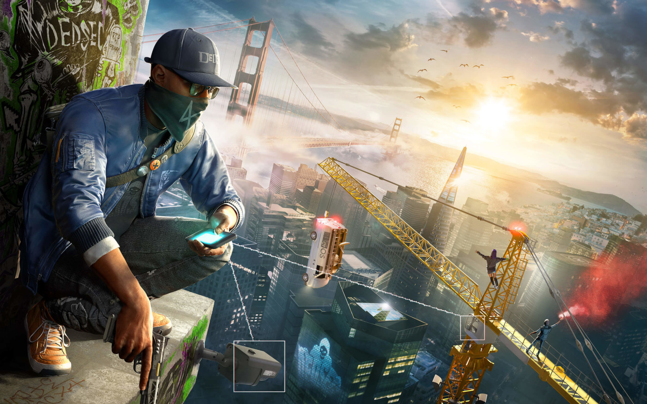 Screenshot №1 pro téma Watch Dogs 2 1280x800