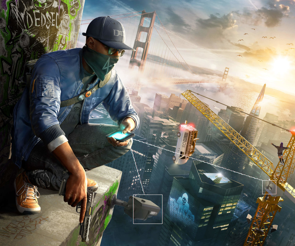 Watch Dogs 2 wallpaper 960x800