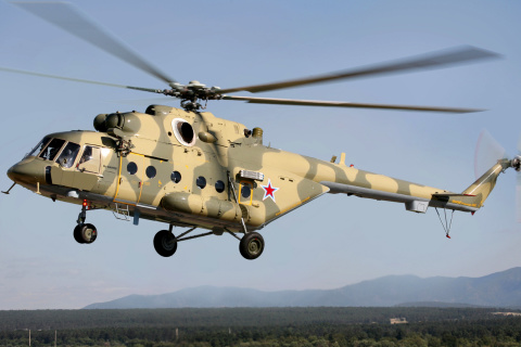 Screenshot №1 pro téma Mil Mi 17 Russian Helicopter 480x320