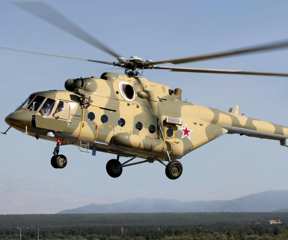 Mil Mi 17 Russian Helicopter wallpaper 960x800