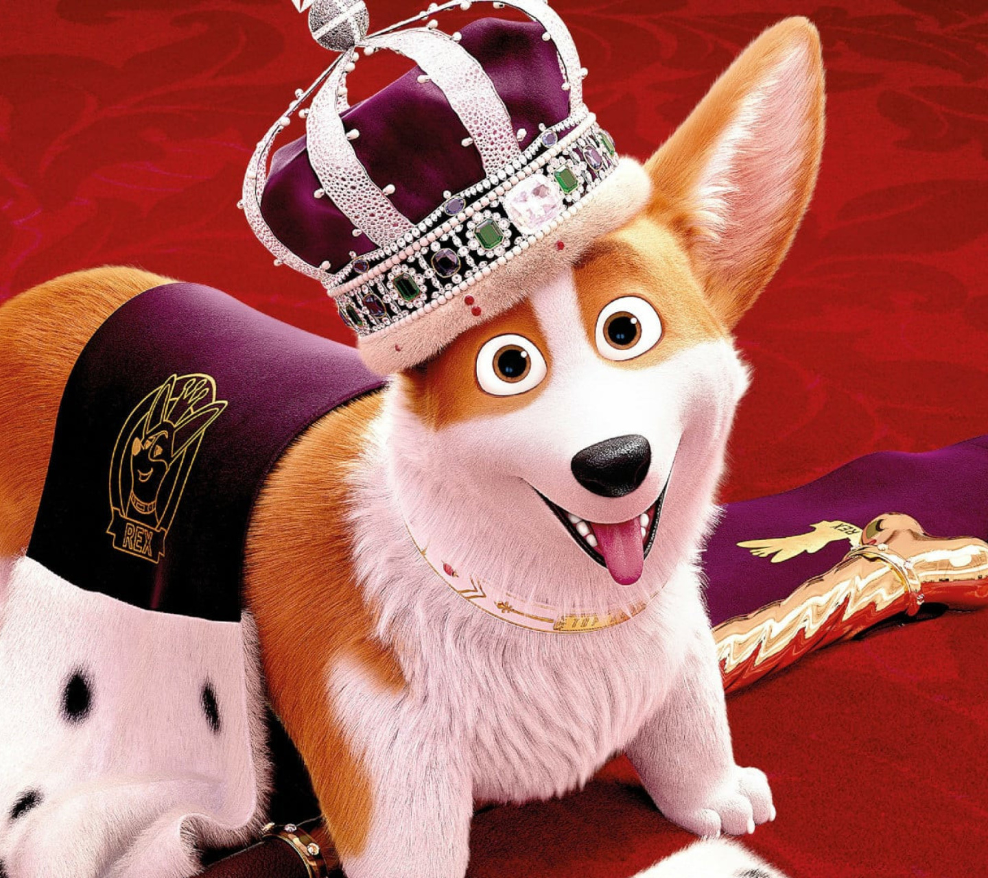 Queens Corgi wallpaper 1440x1280