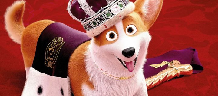 Queens Corgi wallpaper 720x320