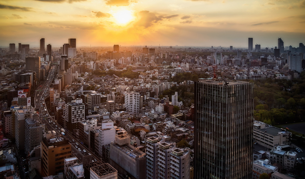 Sunset Over Tokyo screenshot #1 1024x600