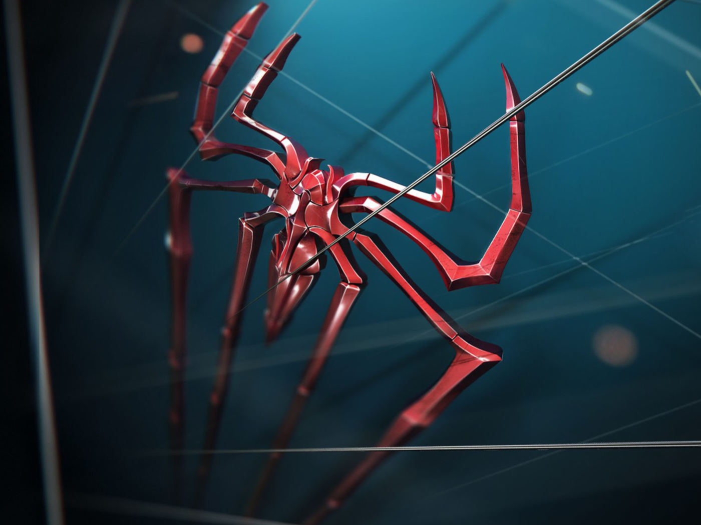 Fondo de pantalla Spider Logo 1400x1050