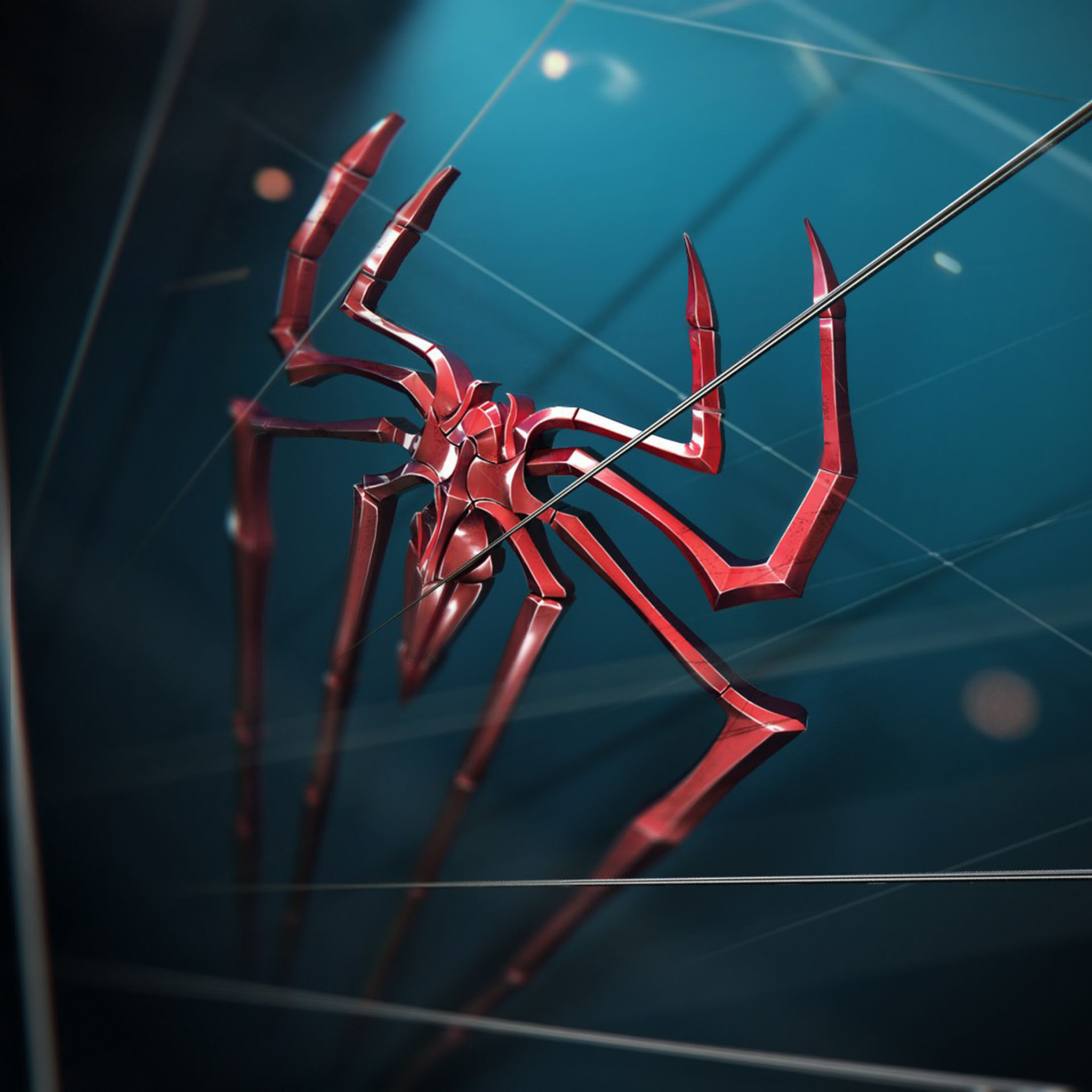 Fondo de pantalla Spider Logo 2048x2048