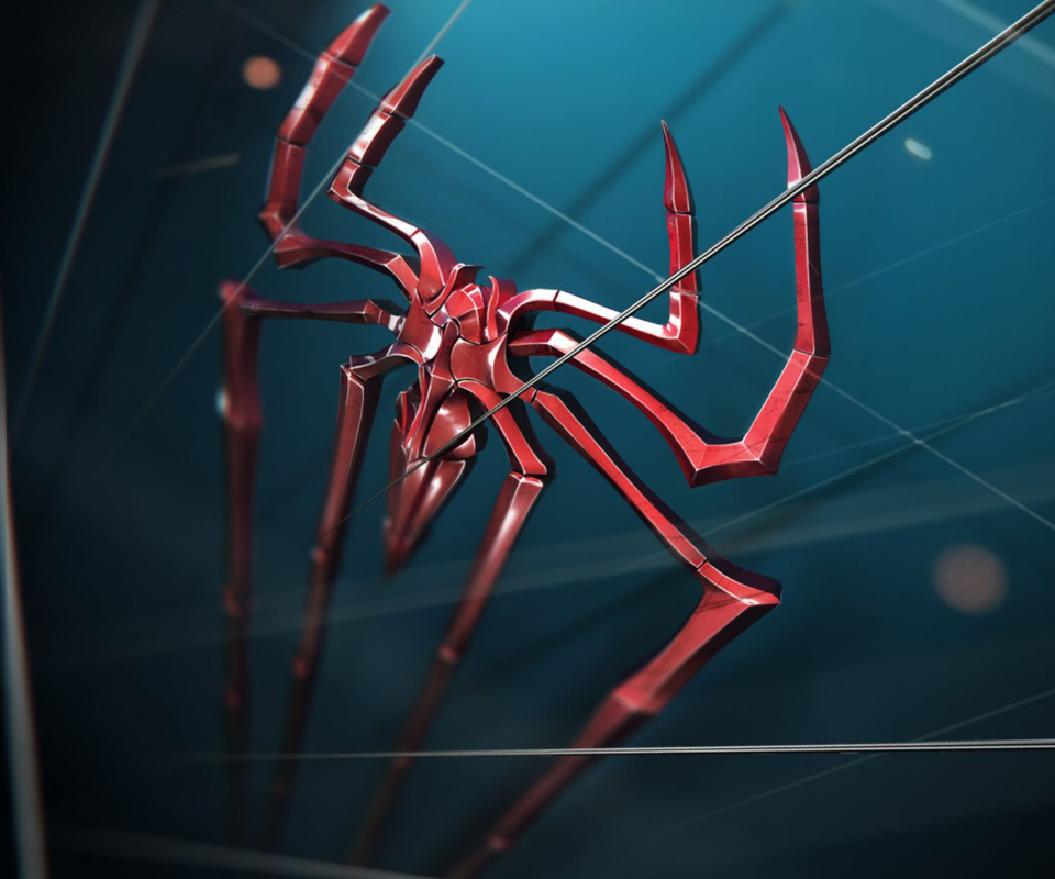 Fondo de pantalla Spider Logo 960x800