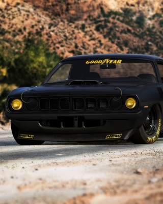 Plymouth Cuda - Obrázkek zdarma pro 480x640