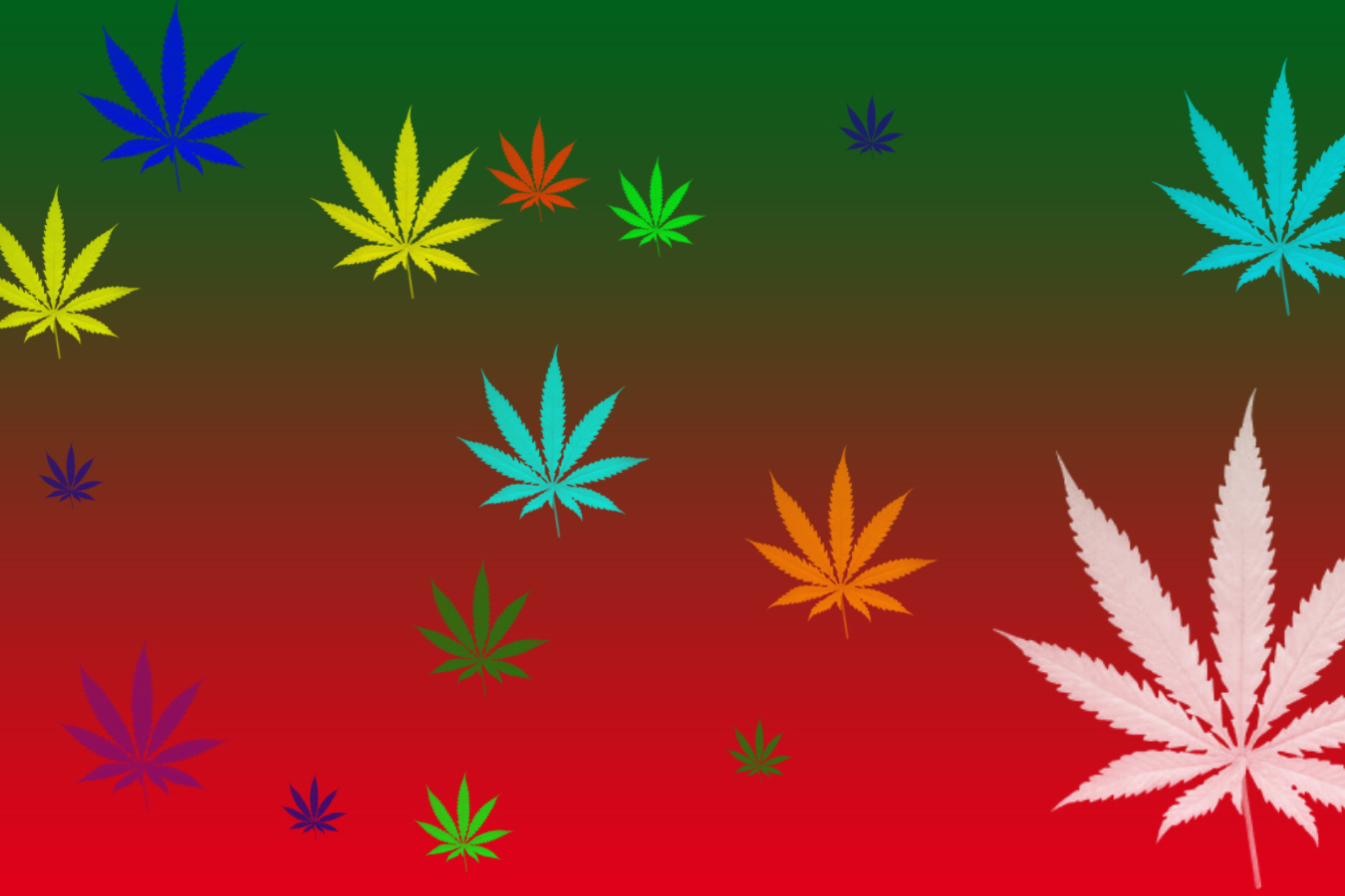 Screenshot №1 pro téma Weed Colours 2880x1920